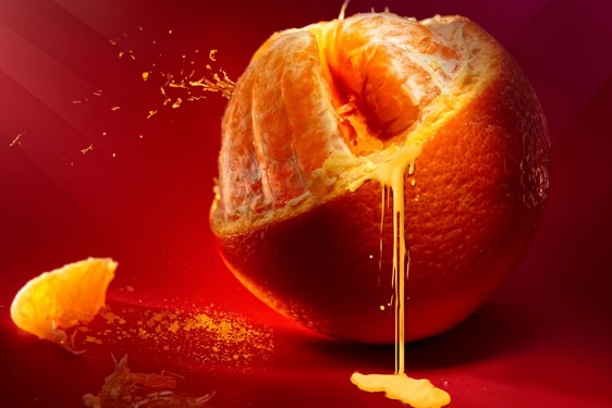 L'Orange en éruption
